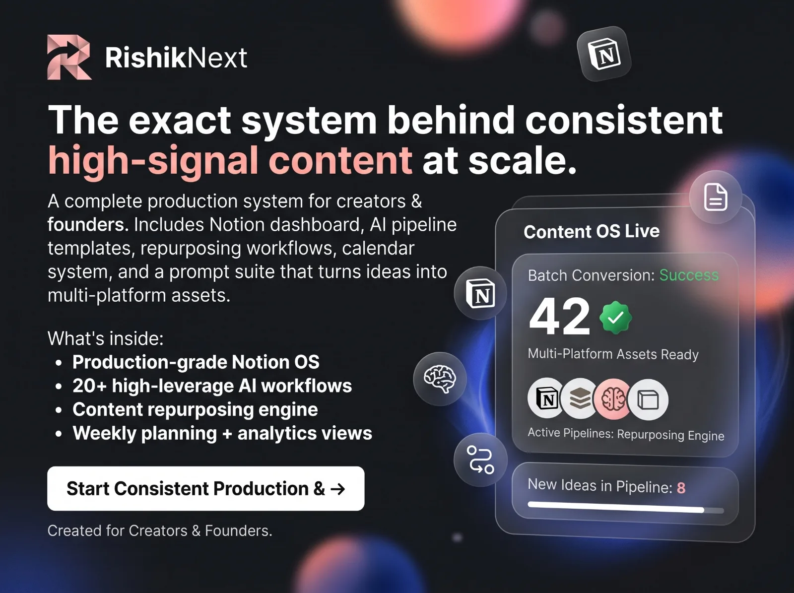 RishikNext Content Operating System
